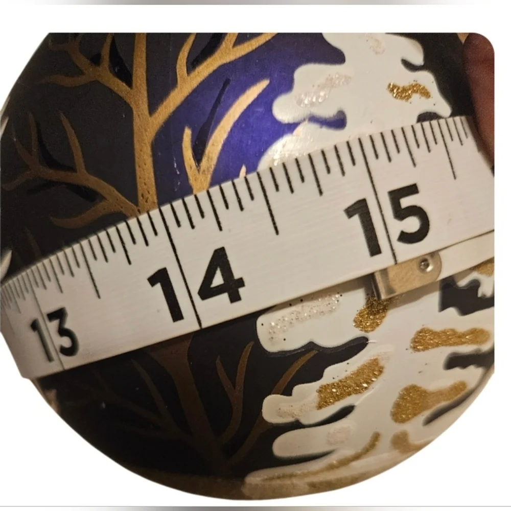 Hand Crafted Upcycled Christmas Tree Ornaments Gold
